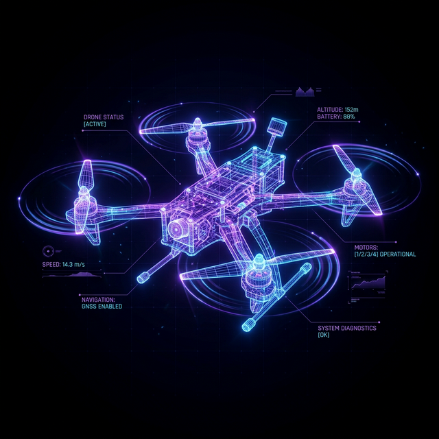 Autonomous UAV AI Visualization